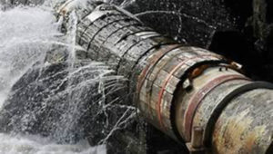water line failure