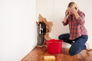Insulating exposed pipes in a Las Vegas home to prevent winter plumbing risks
