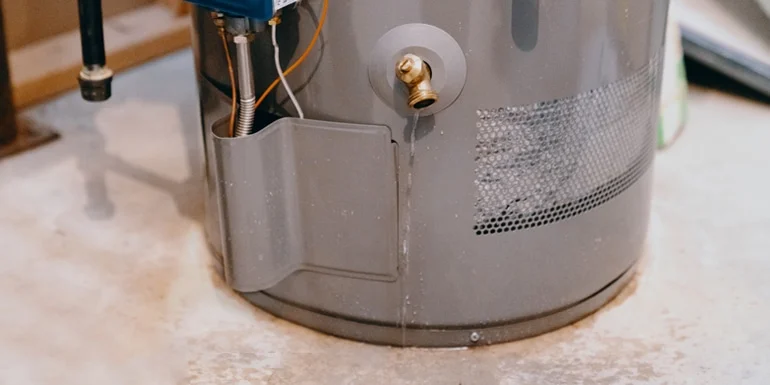 is a leaking hot water heater an emergency​
