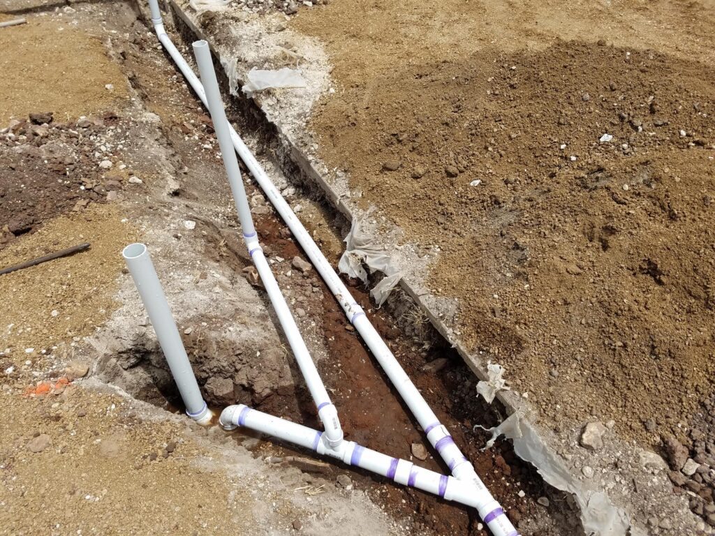 Foundation plumbing
