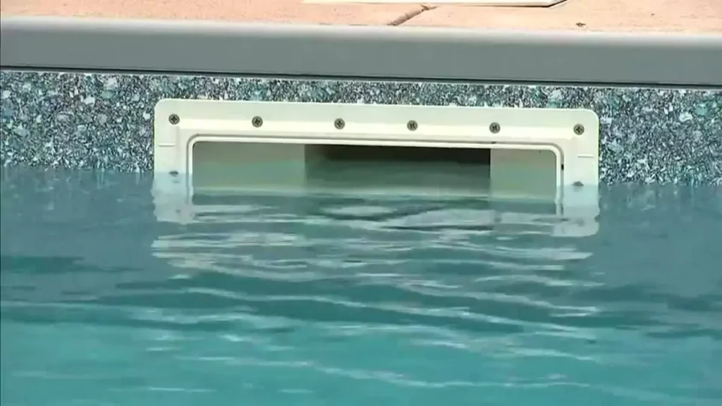 Pool Skimmer Leak