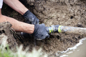 Underground Mainline Leak