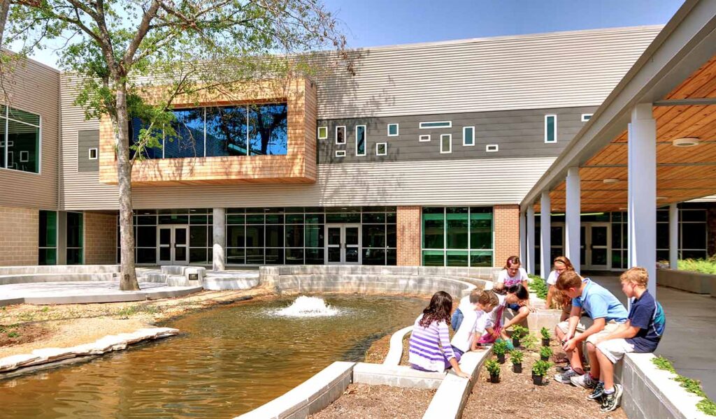 school building water leaks