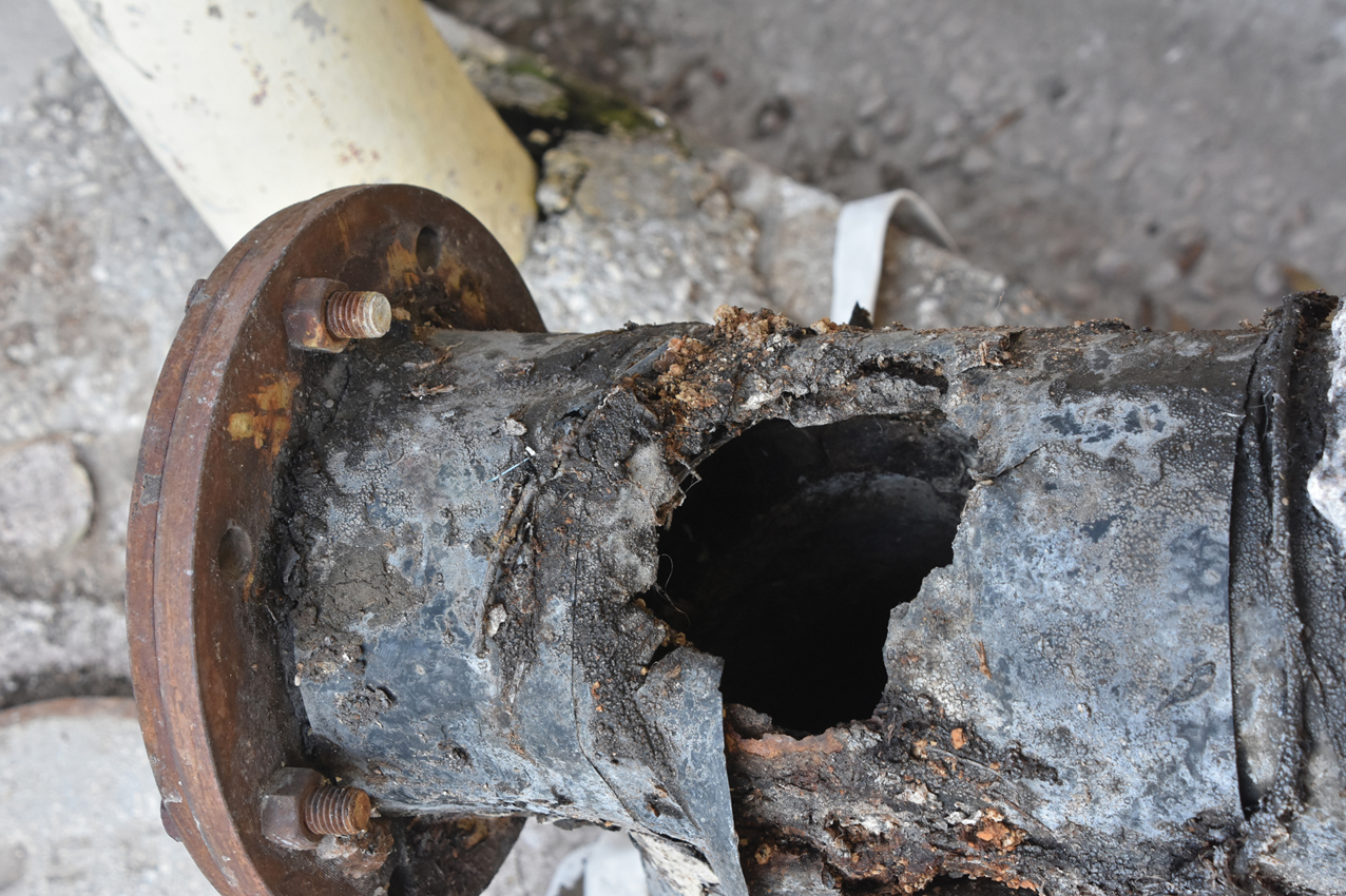 Collapsed or Crushed Pipes
