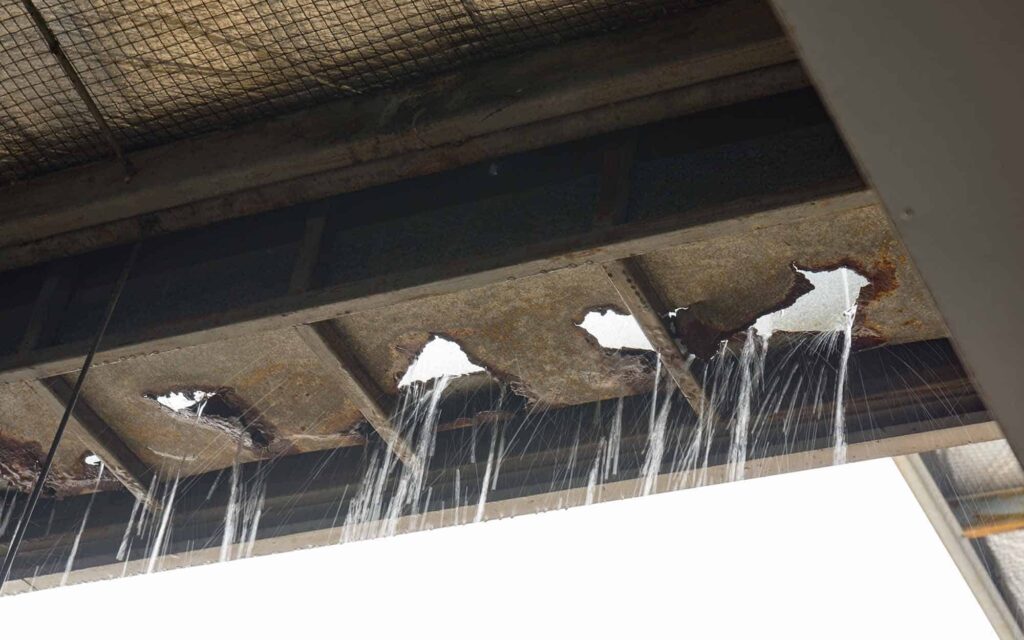 Signs of Roof and Ceiling Leaks in Industrial Facilities 7 Roof and Ceiling Leaks