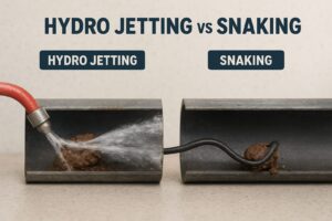 hydro jetting vs snaking