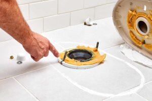 toilet wax ring leak fix